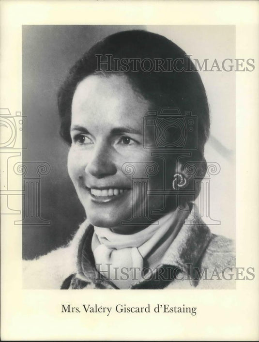1976 Press Photo Anne-Aymone de Brantes wife of Valery Giscard d'Estaing - Historic Images