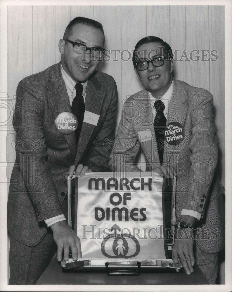 1974 Press Photo Sam Goebel Chairman of March of Dimes - cvp13519 - Historic Images