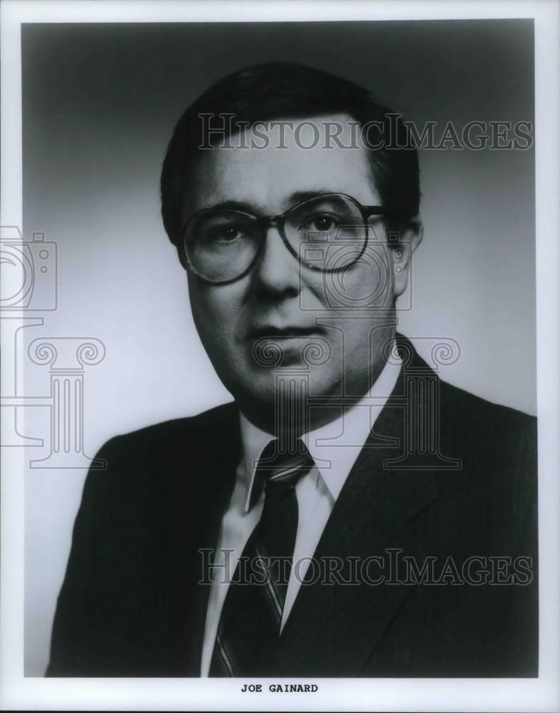 1987 Press Photo Joe Gainard Manager of Planning Philip Morris USA Cleveland - Historic Images