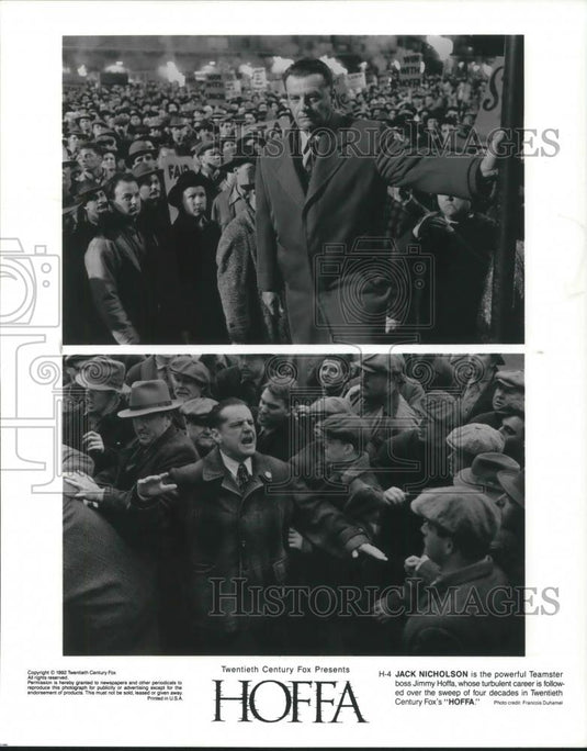 1993 Press Photo Jack Nicholson in Hoffa - cvp10819 - Historic Images