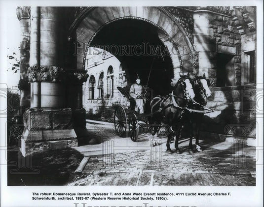 1983 Press Photo Sylvester T & Anna Wade Everett Residence - cvp11684 - Historic Images