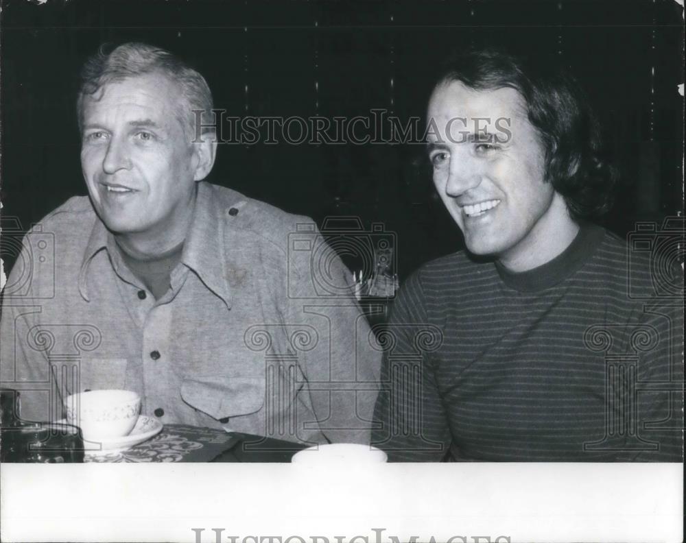 1973 Press Photo Rev. Philip Berrigan and Rev. Bernard Meyers - cvp02852 - Historic Images