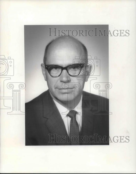 1971 Press Photo John C. Evvard Employee NASA - cvp06149 - Historic Images