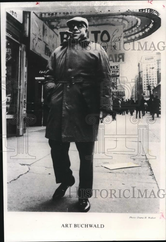 1977 Press Photo Art Buchwald Writer Humorist - cvp00331 - Historic Images