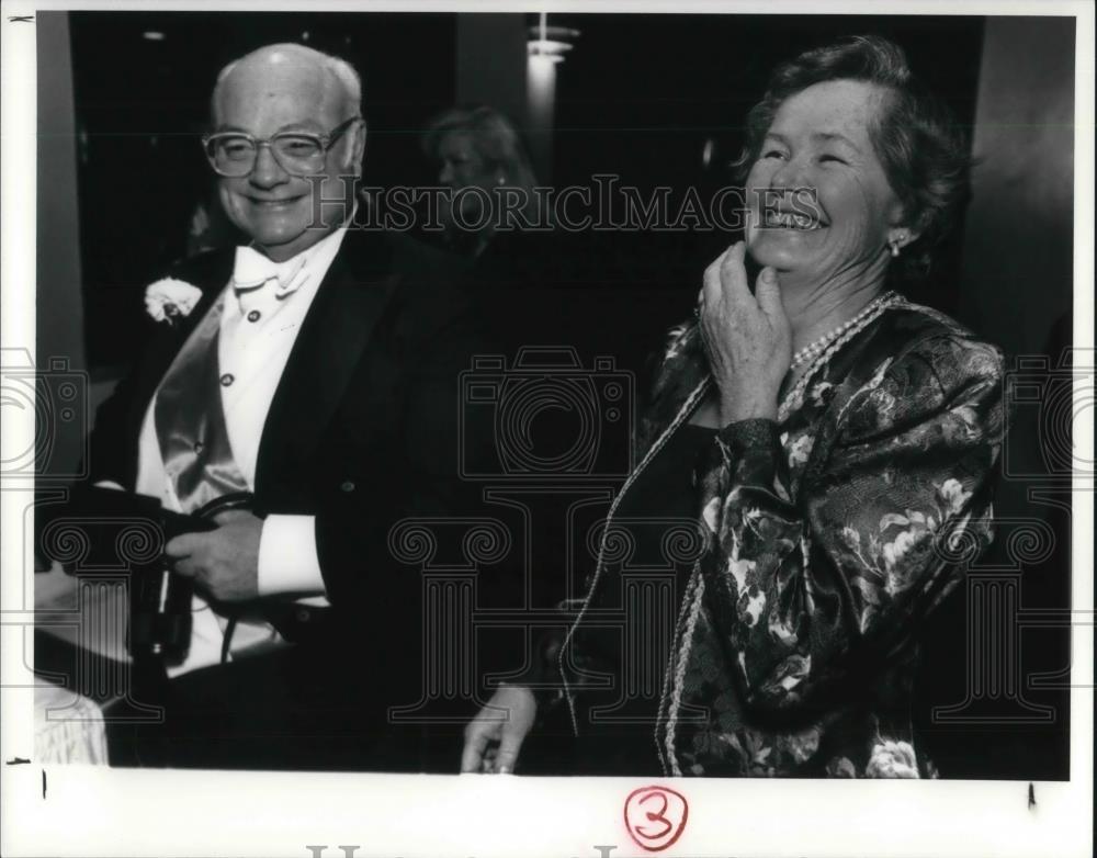 1990 Press Photo Dr. John H Gardner III &amp; Wife Annie - cvp11729 - Historic Images