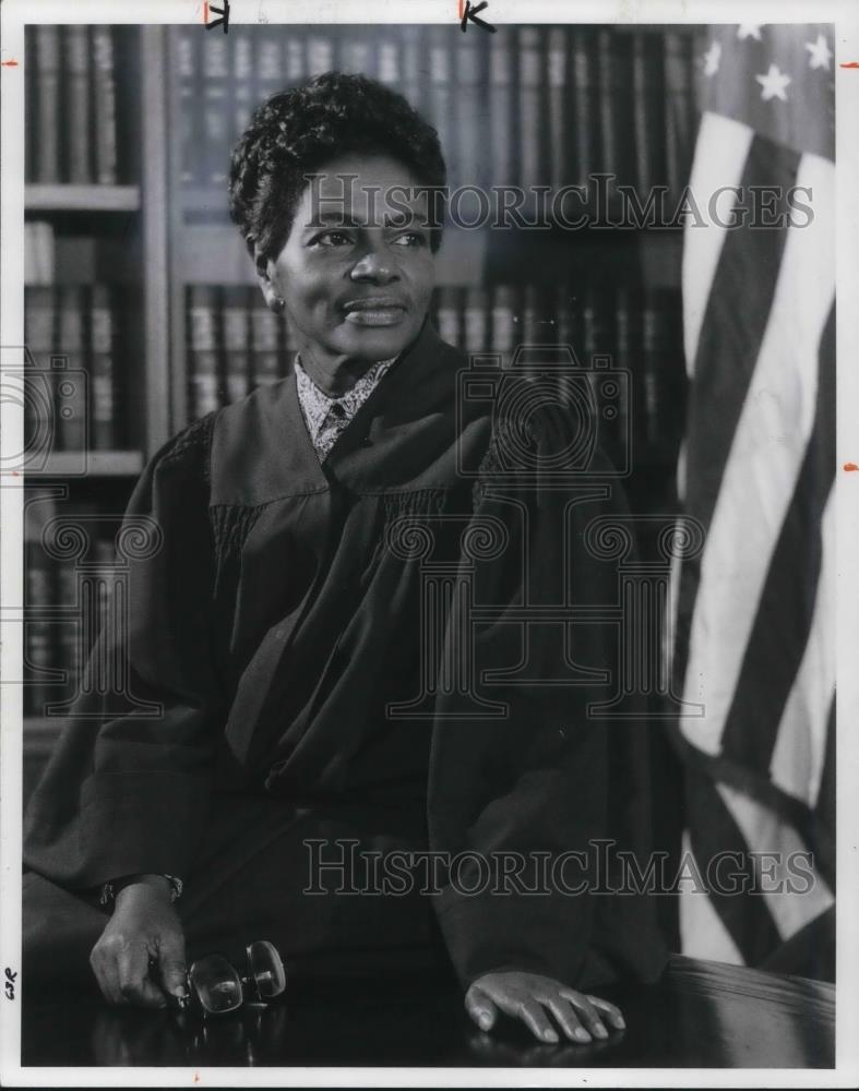 1977 Press Photo Judge Sara Harper  - cvp17157 - Historic Images