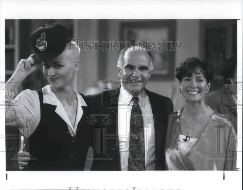 1994 Press Photo Kathy and Dick Dawson Susan Powter Nutritionist Author - Historic Images