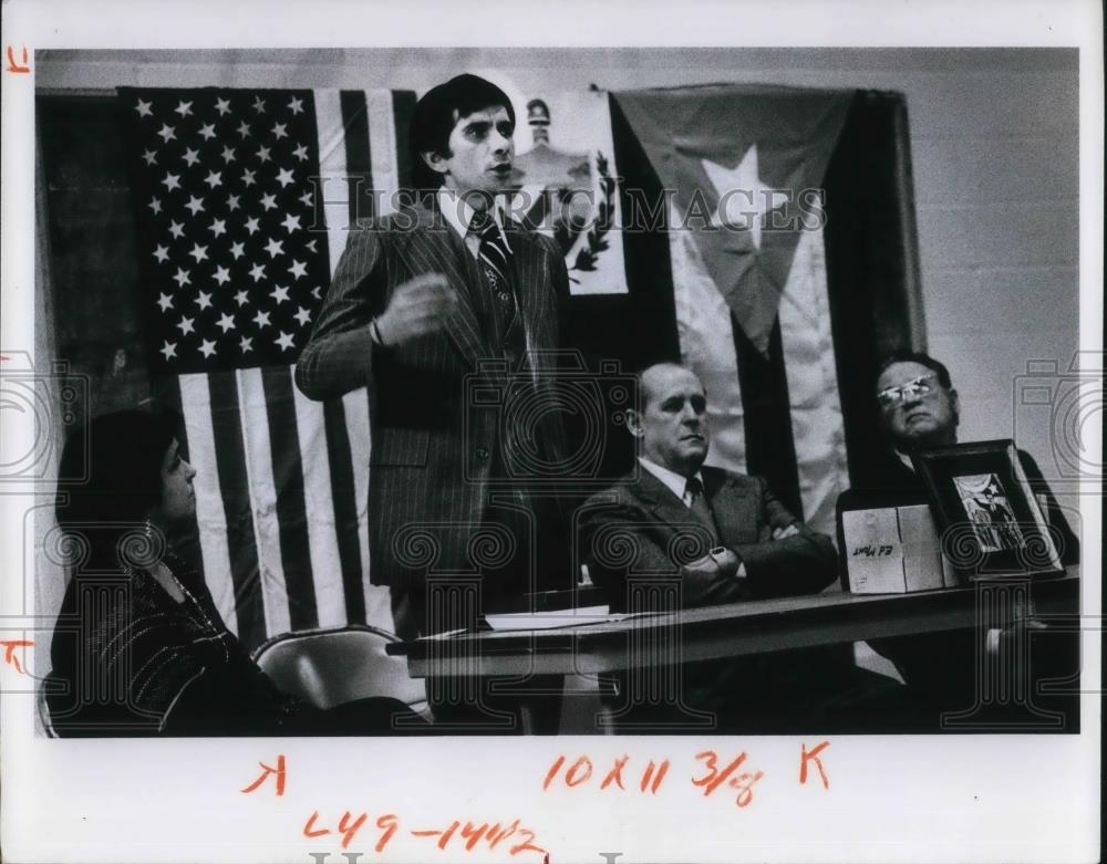 1978 Press Photo Frank Gonzalez manager of a plastics factory - cvp17934 - Historic Images