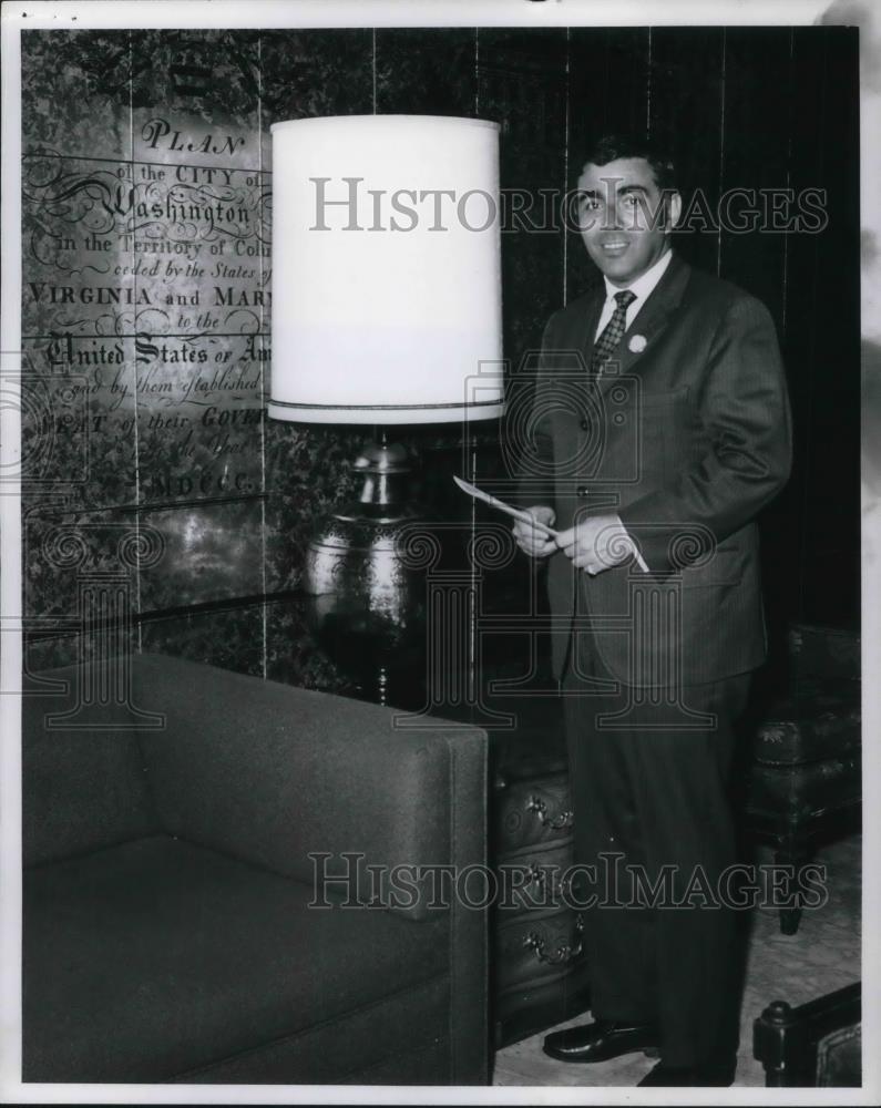 1971 Press Photo David Green Vice President General Manager Hotel Sonesta - Historic Images