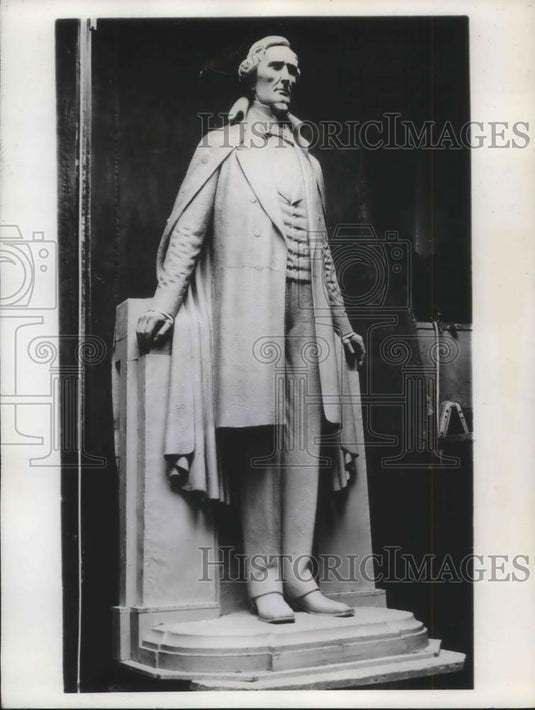 1940 Press Photo Statue of Jefferson Davis Presented to State of Alabama - Historic Images