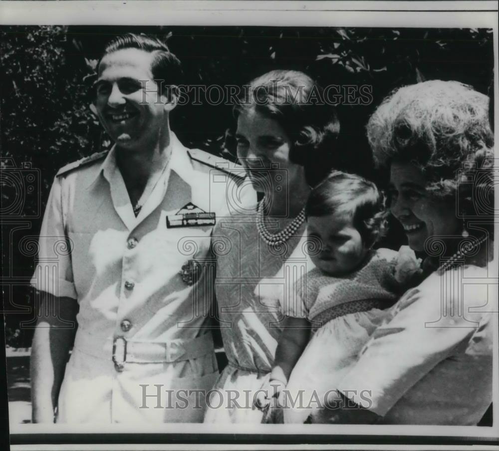 1967 Press Photo Royal Family King Constanlenz - cvp16835 - Historic Images