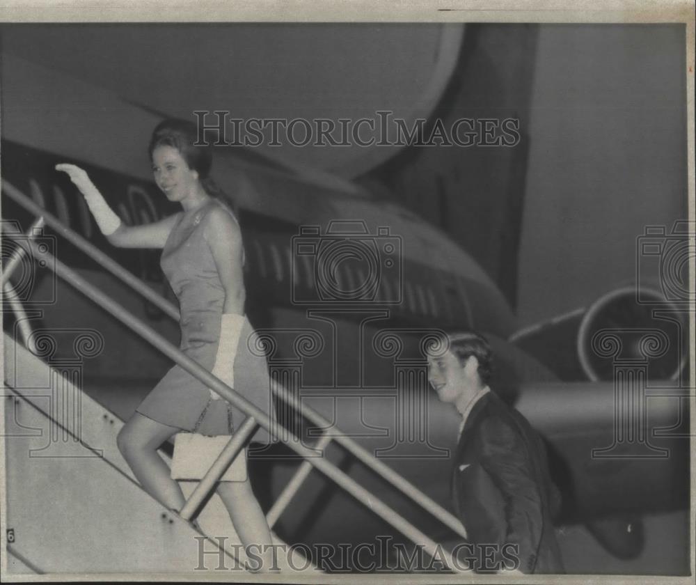 1970 Press Photo Prince Charles and Princess Anne Visit to Canada - cvp06568 - Historic Images