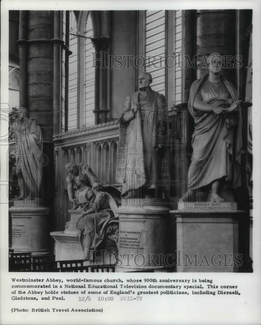Press Photo Westminster Abbey commemorated in National Educational documentary - Historic Images