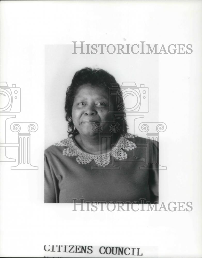 1991 Press Photo Doris Farris of Citizens Council - cvp12582 - Historic Images