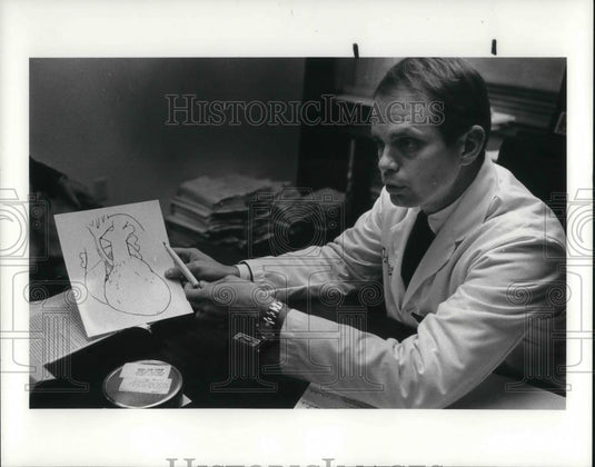 1983 Press Photo Dr Carl Gill - cvp14593 - Historic Images