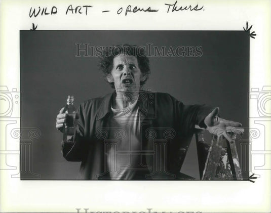 1985 Press Photo David Evett Professor of English at Cleveland State University - Historic Images