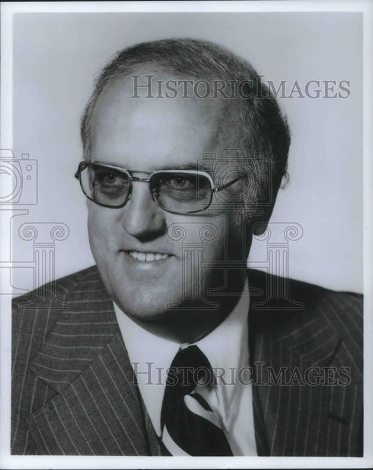 1976 Press Photo George V. Goudreault VP Engineering & Manufacturing Midas Intl. - Historic Images
