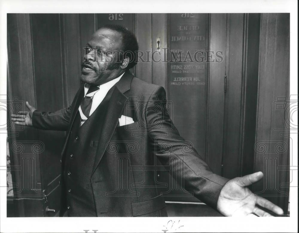 1986 Press Photo Leroy Clements, worked with Larry Jones-Feed The Children - Historic Images