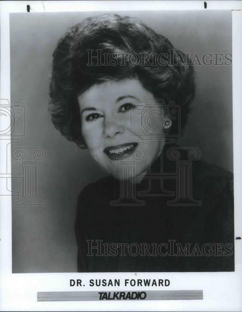 1985 Press Photo Dr. Susan Forward Psychotherapist and Author - cvp13493 - Historic Images