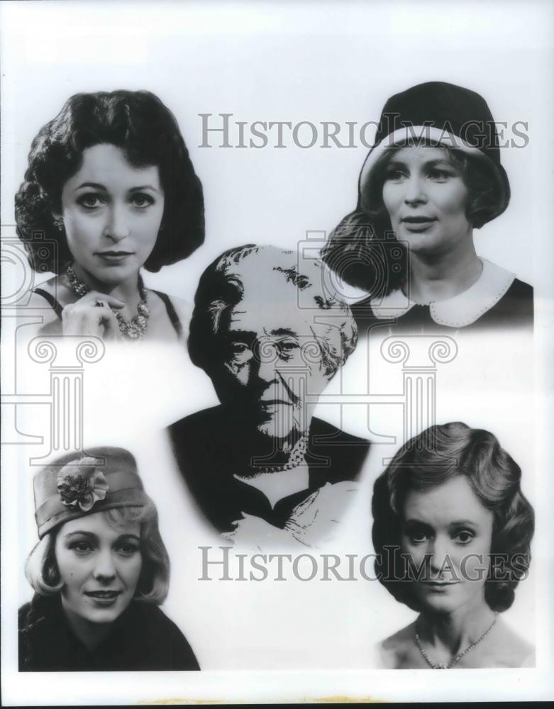 1986 Press Photo Agatha Christie (Center) - cvp06997 - Historic Images