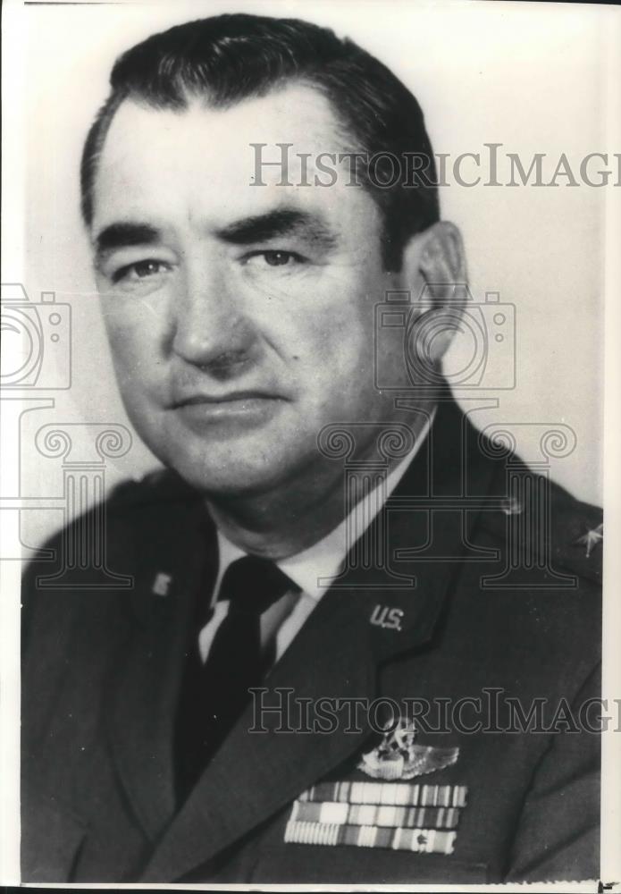 1986 Press Photo Major General George Papa Doster Retired Air Guard - cvp04449 - Historic Images