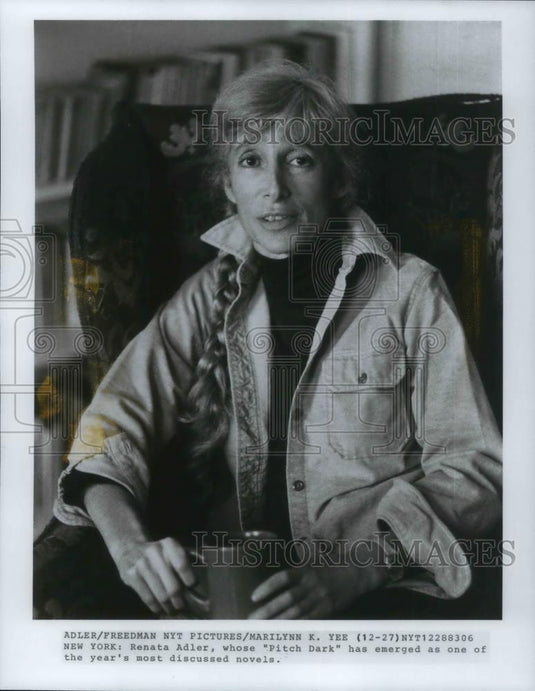 1984 Press Photo Renata Adler - cvp15465 - Historic Images