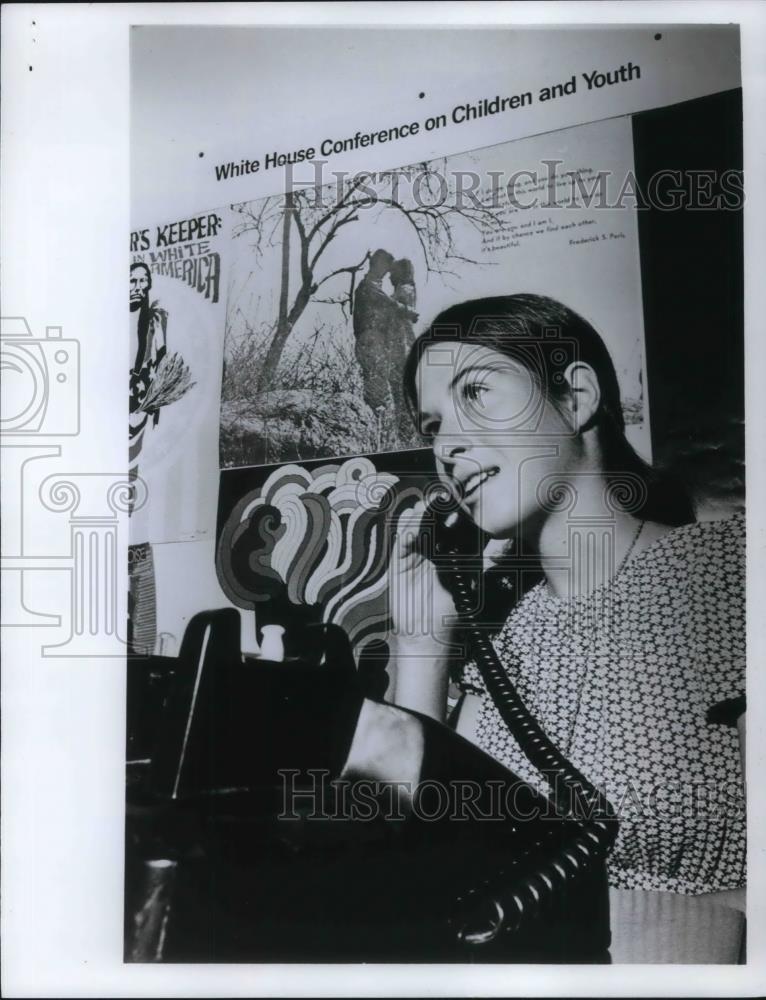 1970 Press Photo Susan Haldeman, daughter of White House Chief of Staff - Historic Images