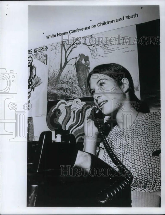 1970 Press Photo Susan Haldeman, daughter of White House Chief of Staff - Historic Images
