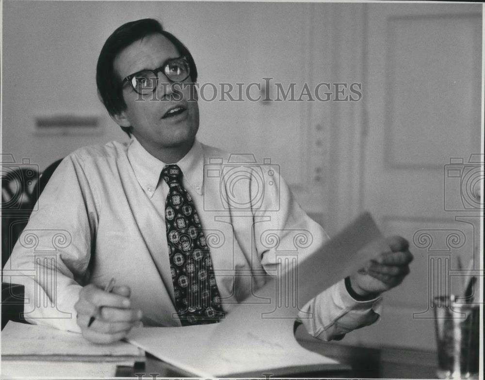 1977 Press Photo Pierre S duPont IV Governor of Delaware - cvp03473 - Historic Images