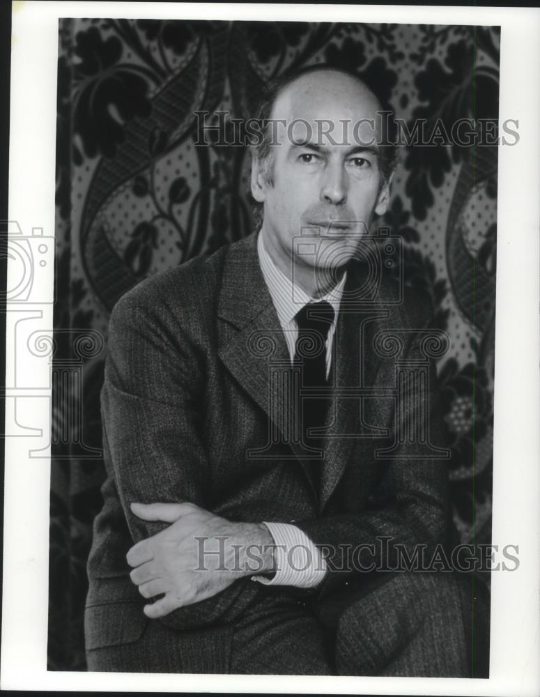 1976 Press Photo Valery Giscard d&#39;Estaing President of the French Republic - Historic Images