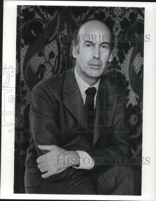 1976 Press Photo Valery Giscard d'Estaing President of the French Republic - Historic Images