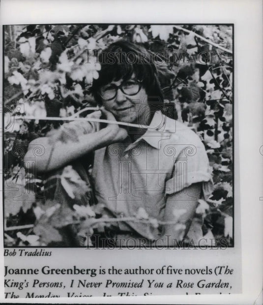 1980 Press Photo Author Joanne Greenberg - cvp17436 - Historic Images