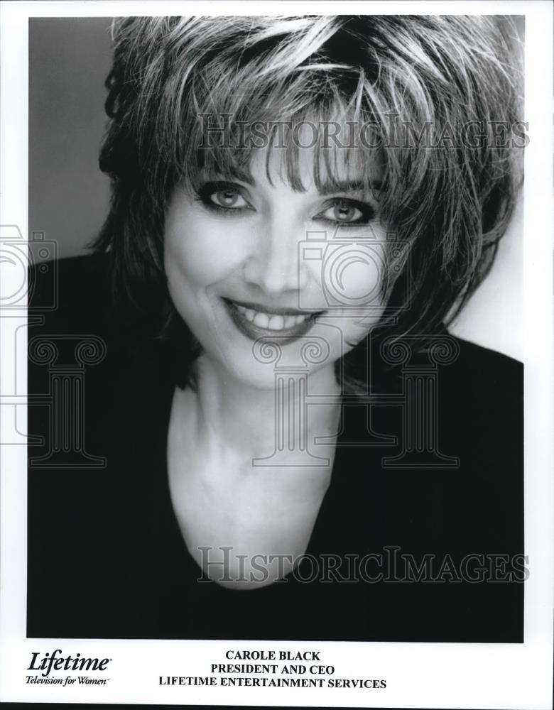 1999 Press Photo Carole Black President and CEO Lifetime Entertainment Services - Historic Images