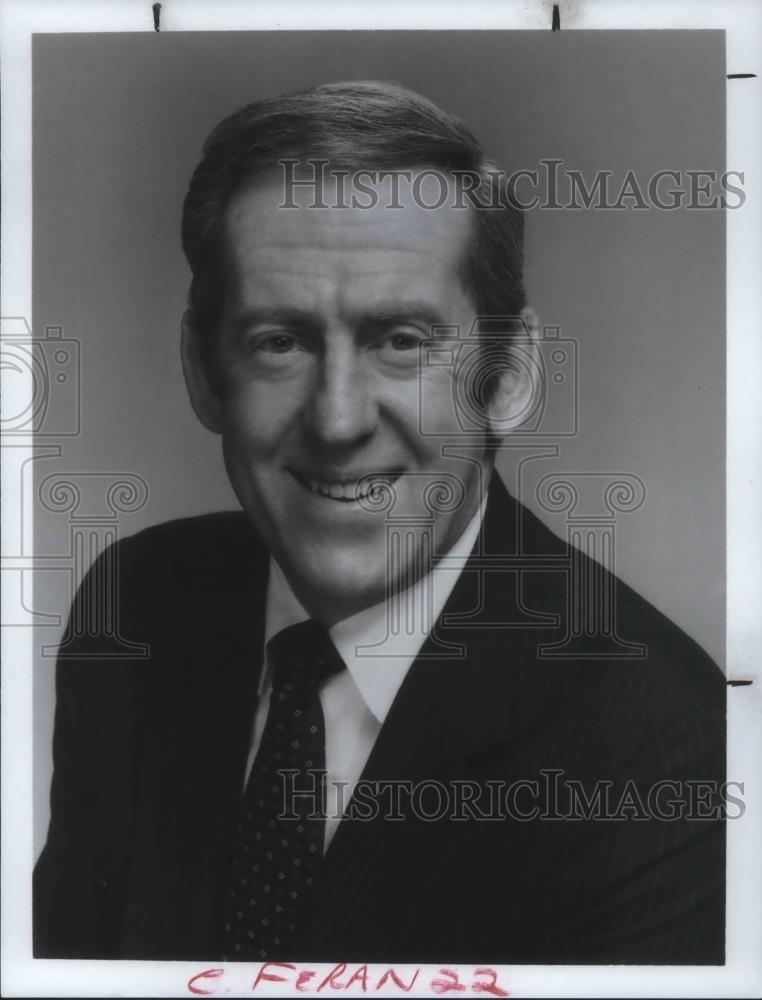 1989 Press Photo James E. Duffy President ABC Television Network - cvp03971 - Historic Images