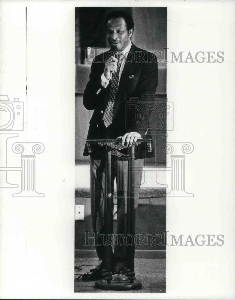 1989 Press Photo George Forbes Politician - cvp15355 - Historic Images