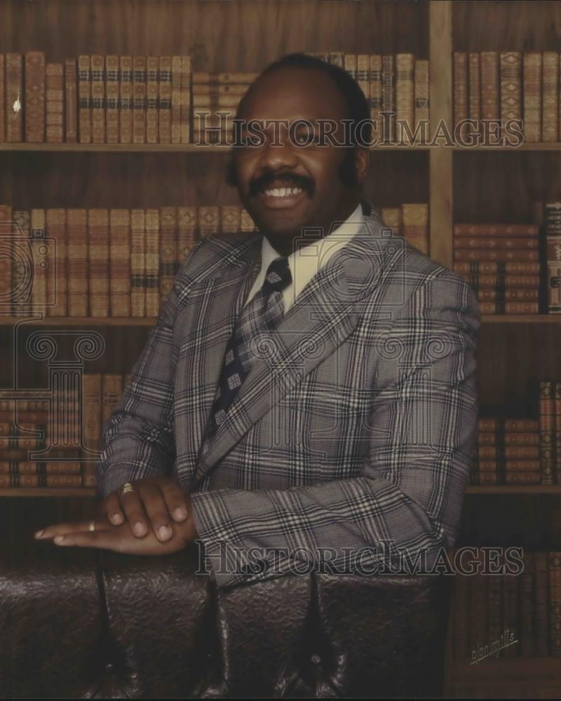 1984 Press Photo Clarence Glover Chief Planning and Information Systems - Historic Images