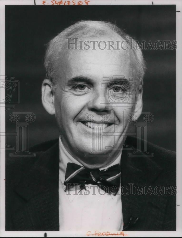 1991 Press Photo MIchael Gartner, President NBC News - cvp12115 - Historic Images