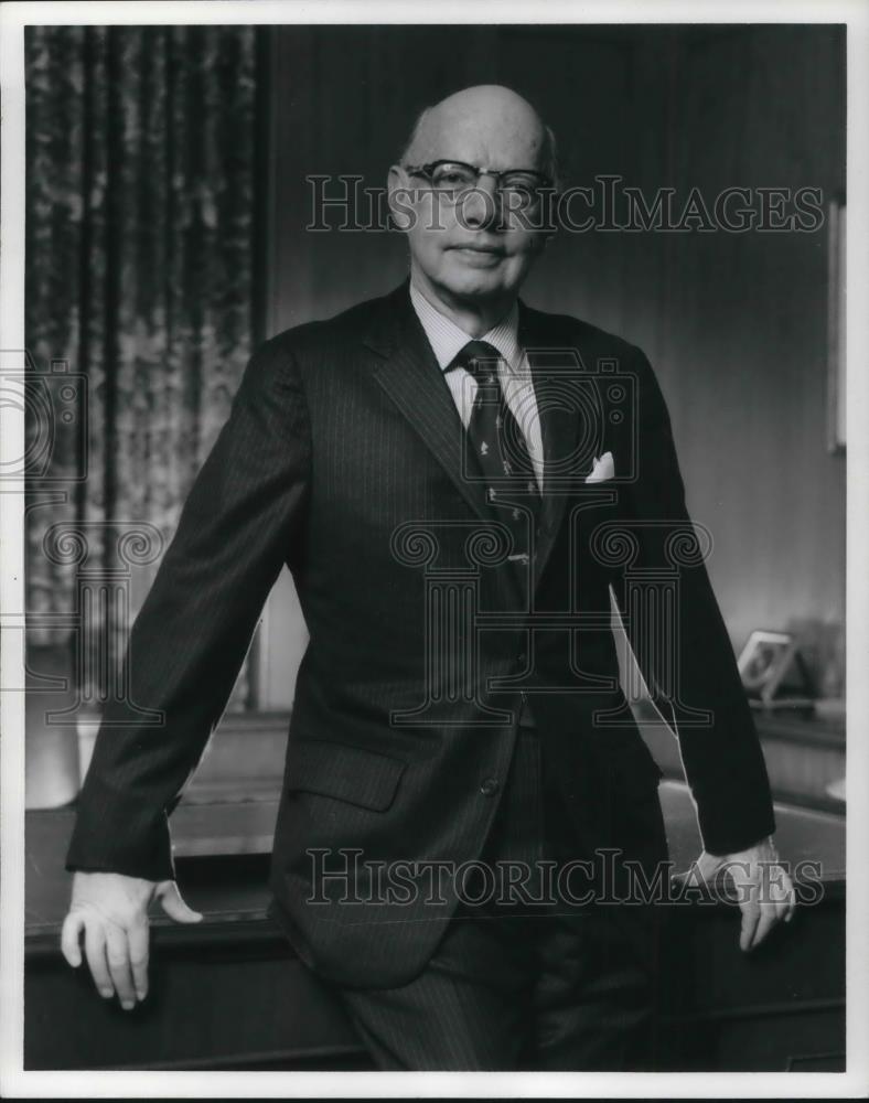 1973 Press Photo H. Stuart Harrison President &amp; CEO of Cleveland-Cliffs Iron Co. - Historic Images
