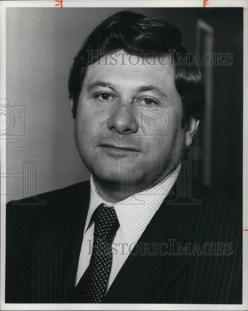 1980 Press Photo Michael K. Evans President Evans Economics Inc. Ohio - Historic Images