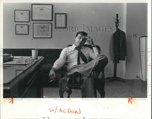 1980 Press Photo Robert M Clyde Jr - cvp02902 - Historic Images