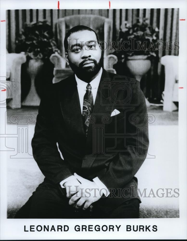 1993 Press Photo Leonard Gregory Burks Preacher - cvp00154 - Historic Images