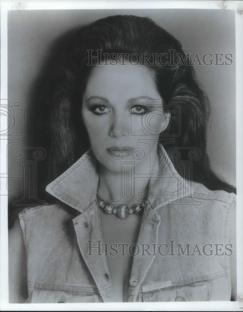 1985 Press Photo Jackie Collins Author of Lovers & Gamblers - cvp04550 - Historic Images
