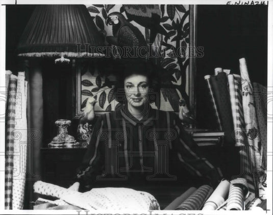 Press Photo Nina Campbell Decorator for Duke & Duchess of York - cvp08217 - Historic Images
