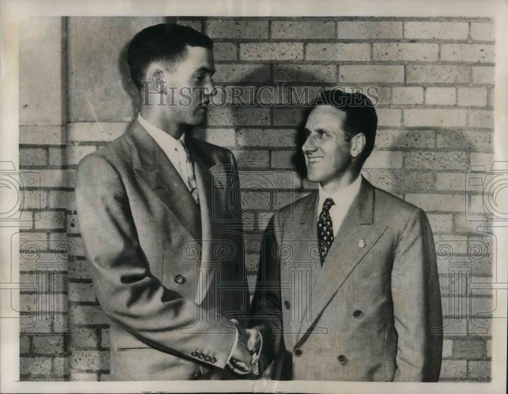 1951 Press Photo Richard Lawrence & Raymond Firestone - cvp15781 - Historic Images