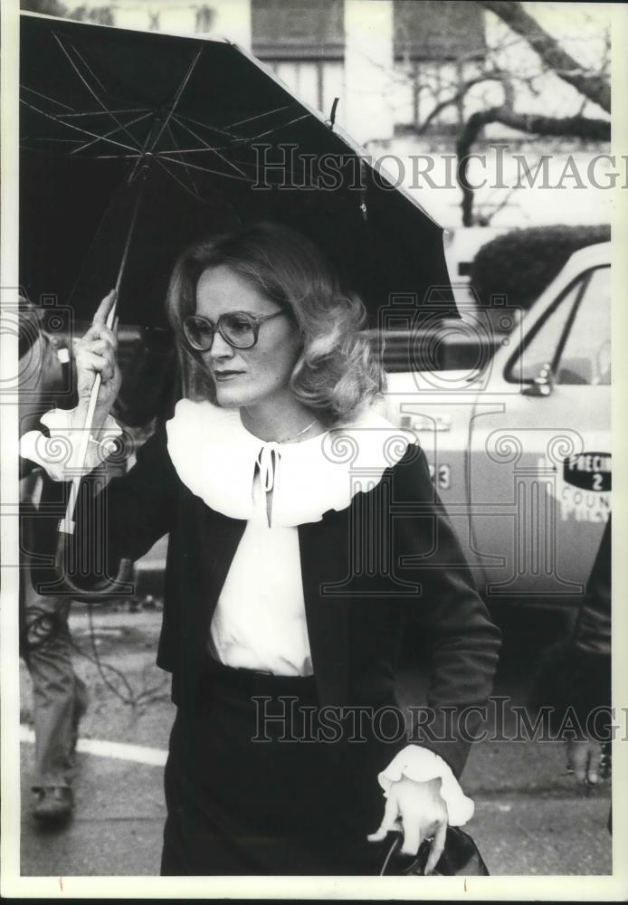 1981 Press Photo Vickie Daniel Murder Charges For Shooting Husband - cvp05394 - Historic Images