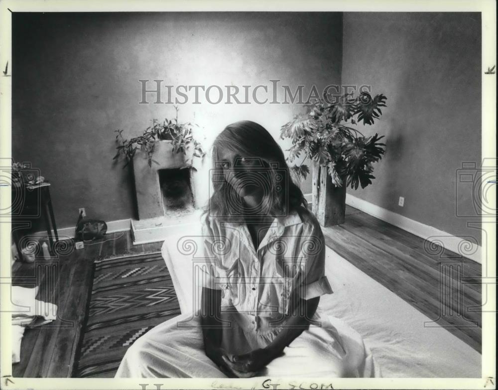 1985 Press Photo Christine Griscom Spiritual Advisor to Dennis Kucivich - Historic Images