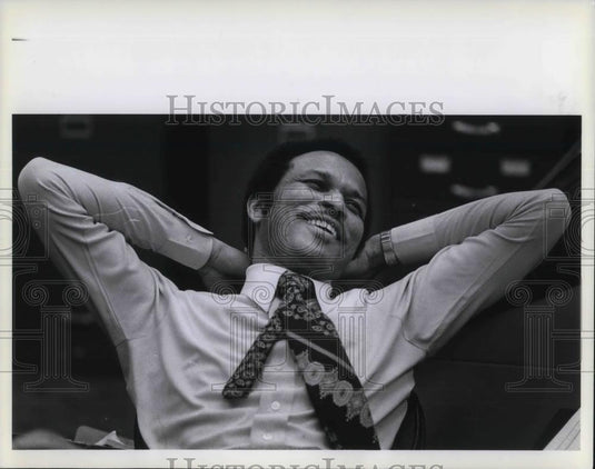 1978 Press Photo George L Forbes Council President - cvp15236 - Historic Images