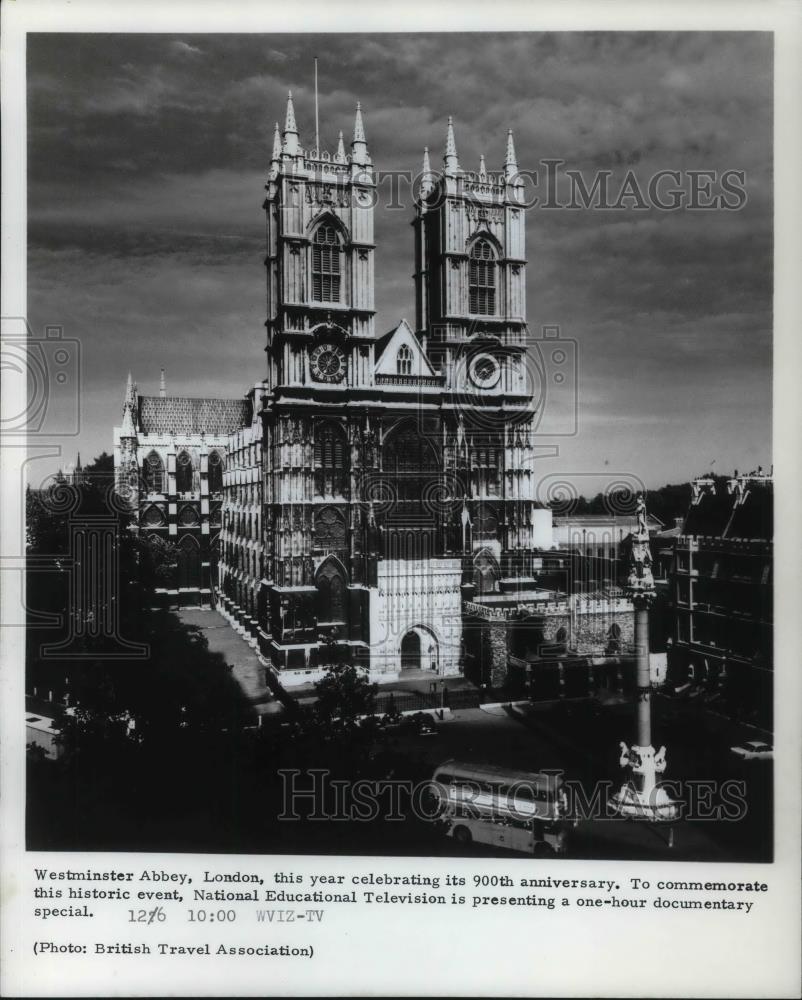 Press Photo Westminster Abbey commemorated by National Educational documentary - Historic Images