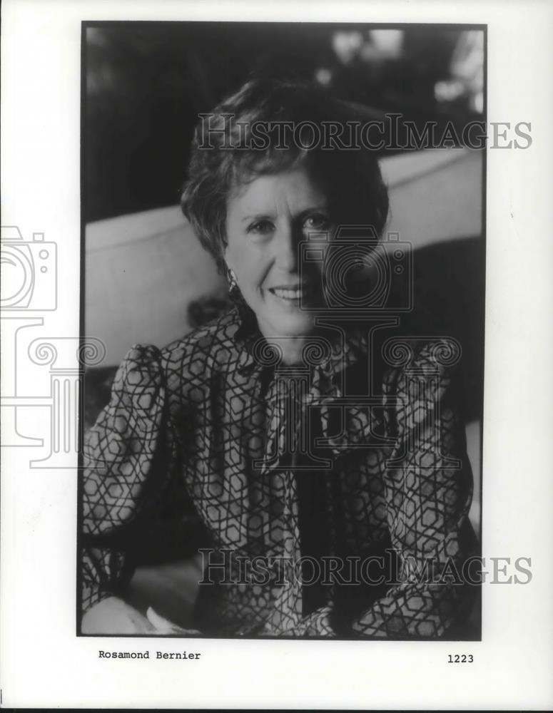 1990 Press Photo Rosamond Bernier Founder L&#39;Oeil The Eye French Art Magazine - Historic Images