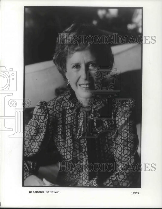 1990 Press Photo Rosamond Bernier Founder L'Oeil The Eye French Art Magazine - Historic Images
